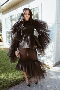Savage Tulle Top